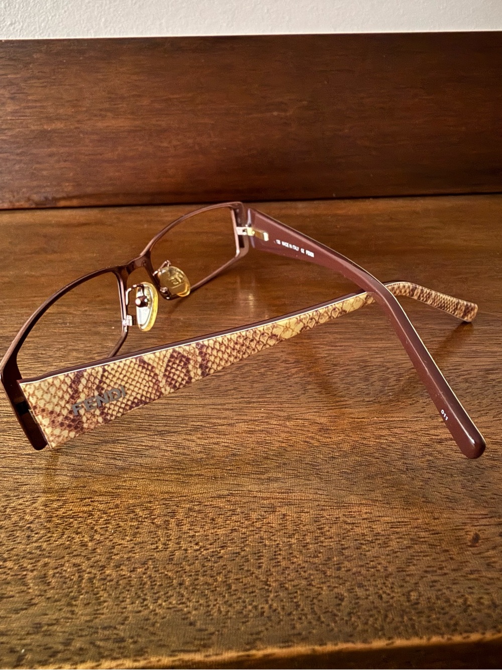 Authentic Fendi F879 212 Eyeglass
Frames Only Italy 52-16-135 Like New